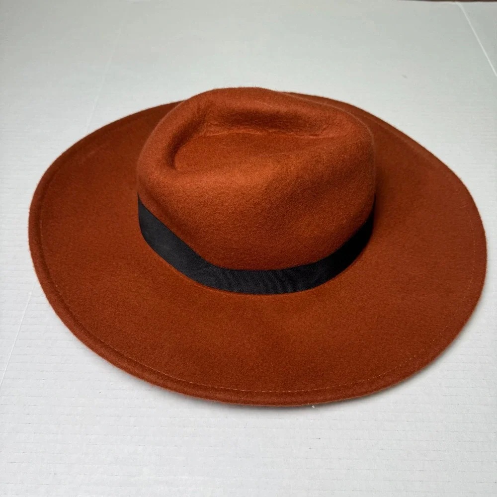Lucca Couture Western Wool Hat Women's One Size Adjustable Hat